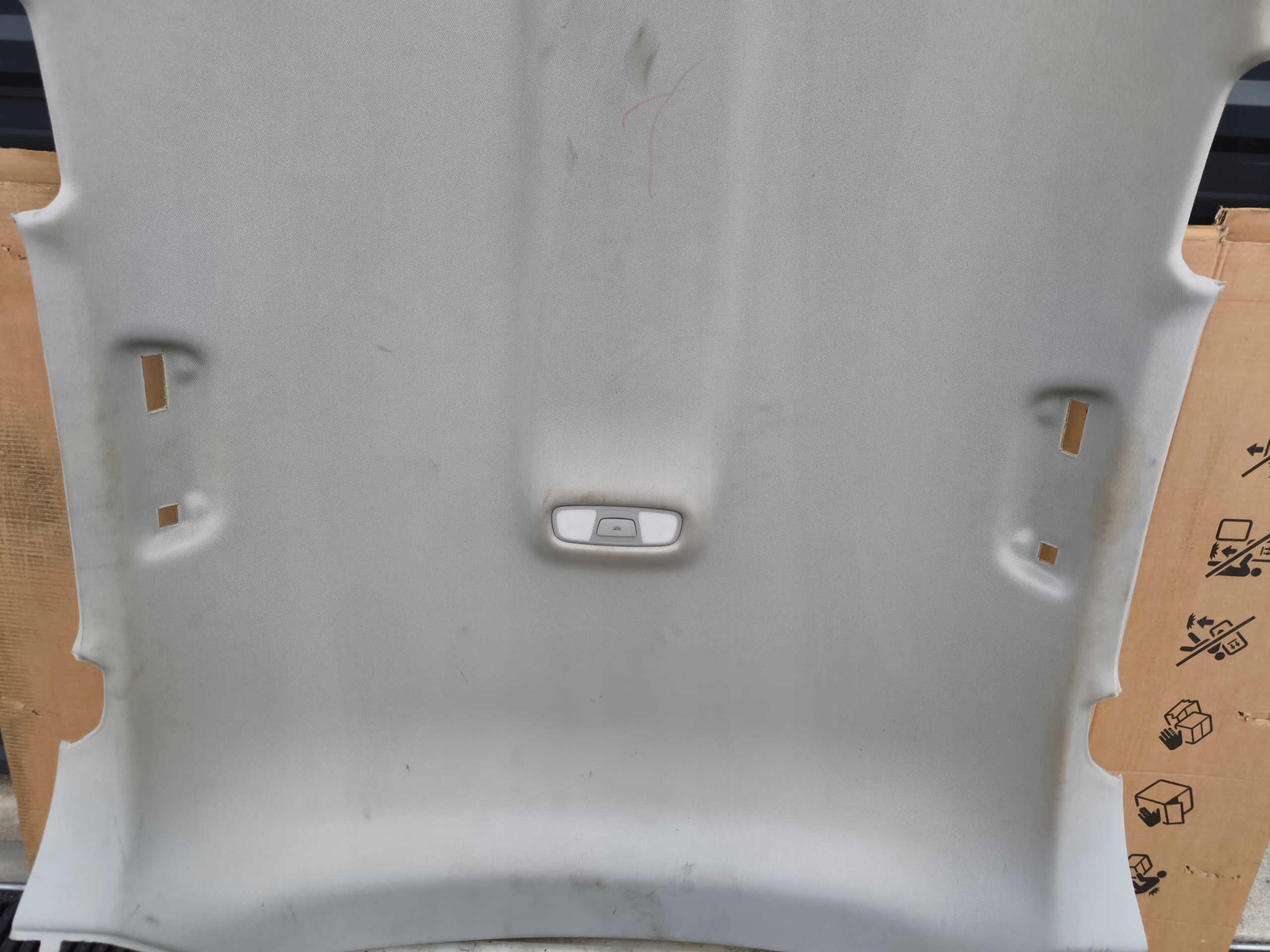 CIELO INTERNO AUDI Q3 8U 8U0867505A SQ9 MONDSILBER ORIGINALE *2* !!!