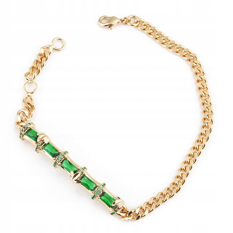 

Bransoletka Stal Szlachetna Platerowana Złotem 18K