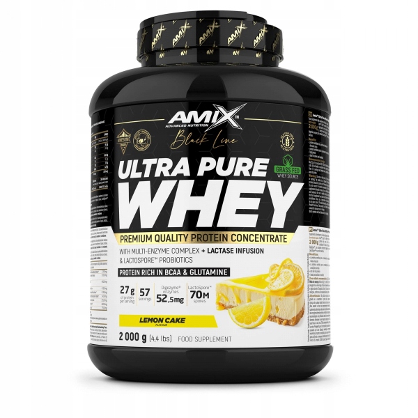 Black Line Ultra Pure Whey Protein 2000g lemon cake