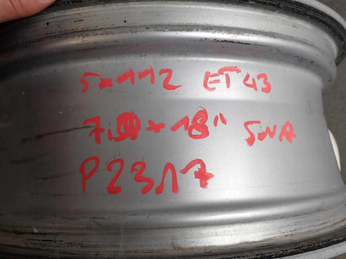 disk disk VW 5NA 5x112 ET43 7J 18" 5NA601025AD