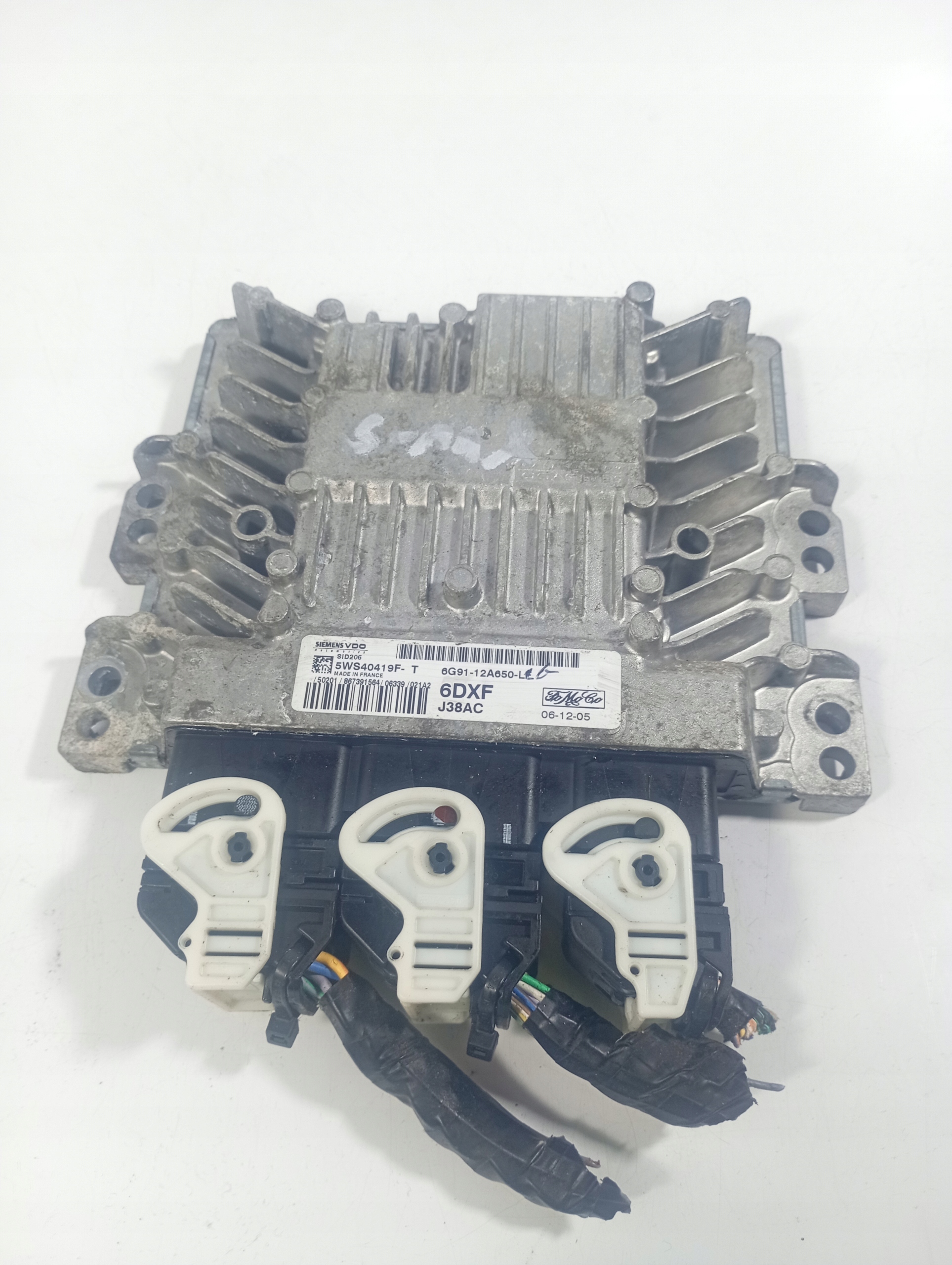 FORD S-MAX SMAX MK1 06-14 computer control unit of the engine OE 6DXFJ38AC