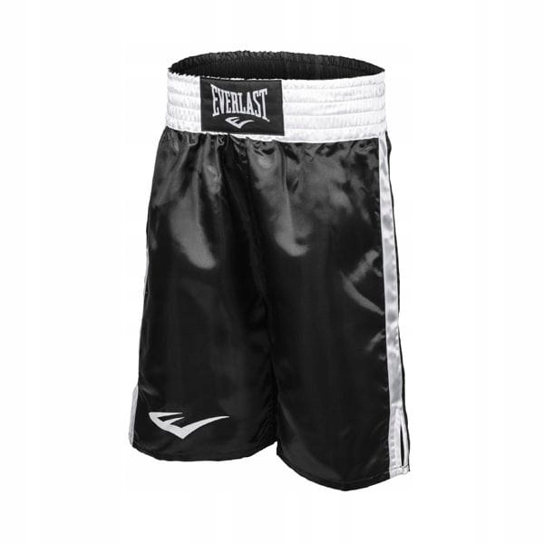 Everlast Spodenki bokserskie Boxing Trunks Pro Black/white M