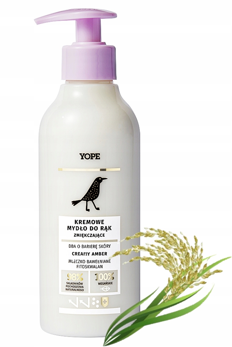 YOPE MYDŁO KREMOWE W PŁYNIE ZMIĘKCZAJĄCE CREAMY AMBER 300ml Marka YOPE