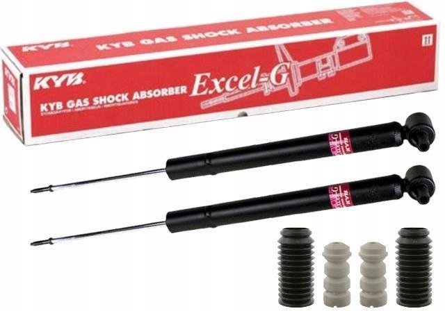 2× KYB 343302 Амортизатор + 915416 KYB ЗАХИСТИ I ВІДБІЙНИКИ AUDI A4/AVANT