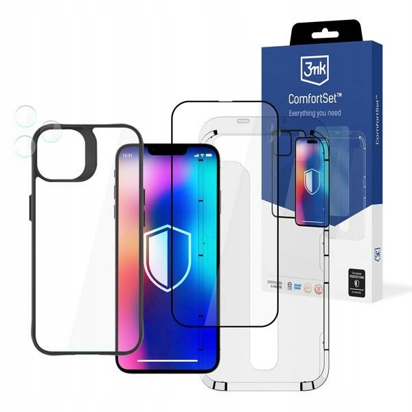 3MK Comfort Set 4in1 iPhone 13 Pro Max 6.7" Zestaw ochronny 4w1