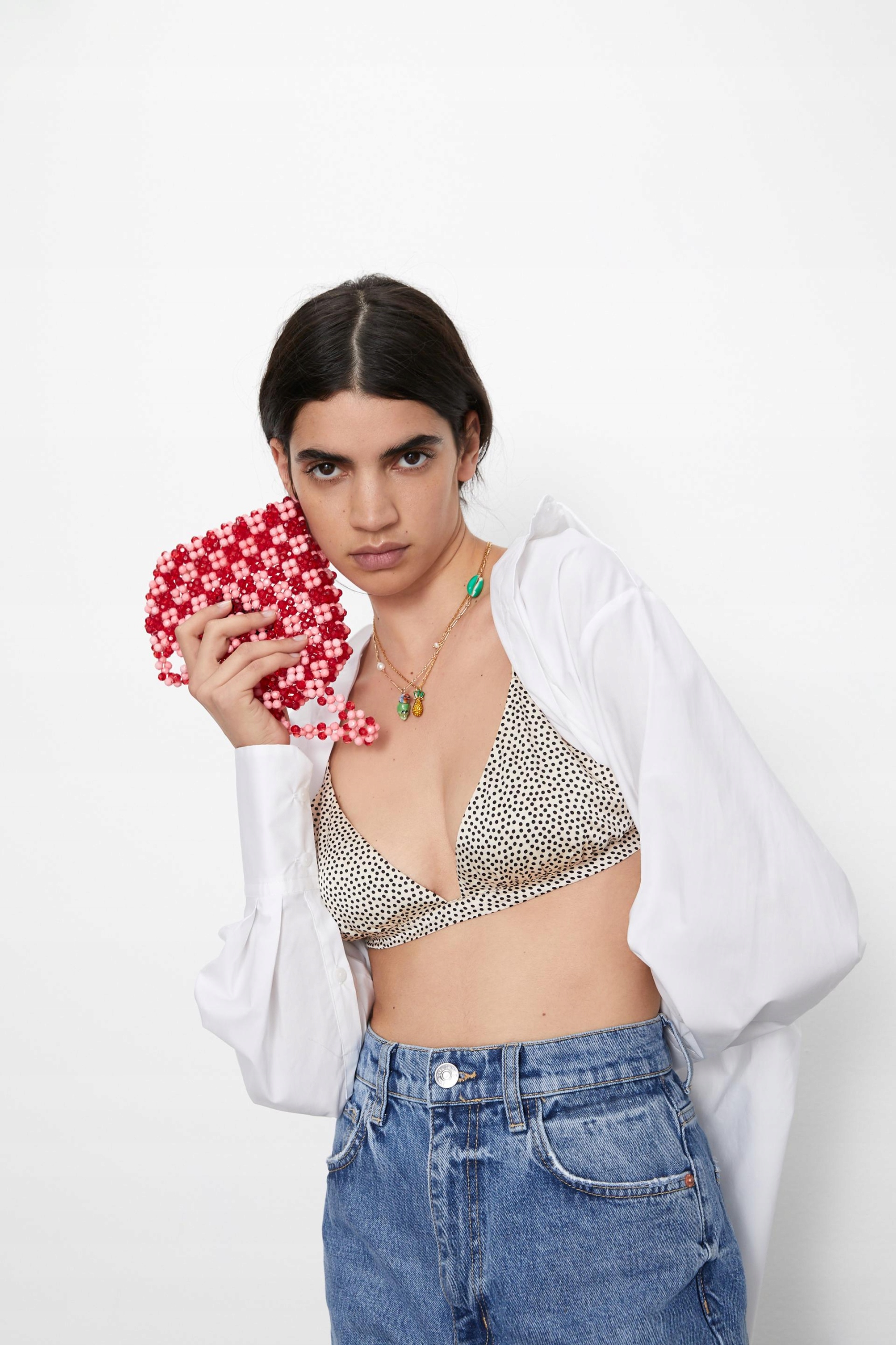 

Zara_krótki Top W Kropki 3067025