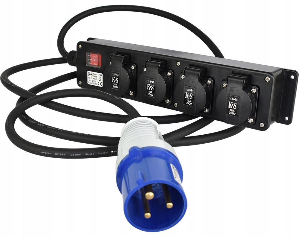 Prodlužovací Kabel lištový Könner&Söhnen Ks EX3M-4S, měď, délka 3 m