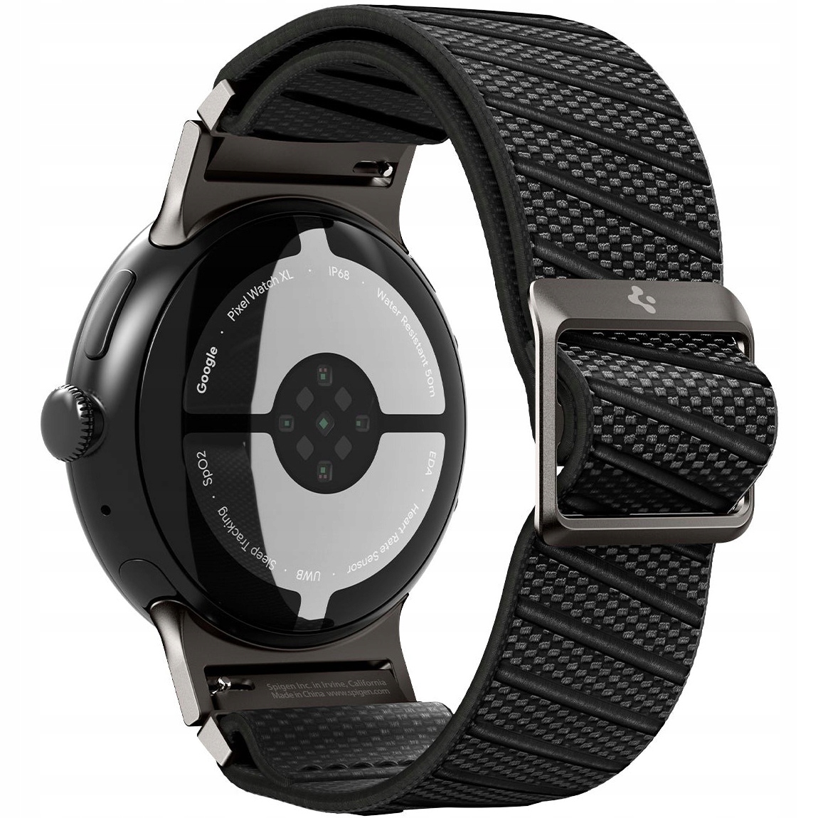 Pásek pro Pixel Watch 4 3 45 mm Spigen Lite Fit X V2 nylonový, silný, sportovní