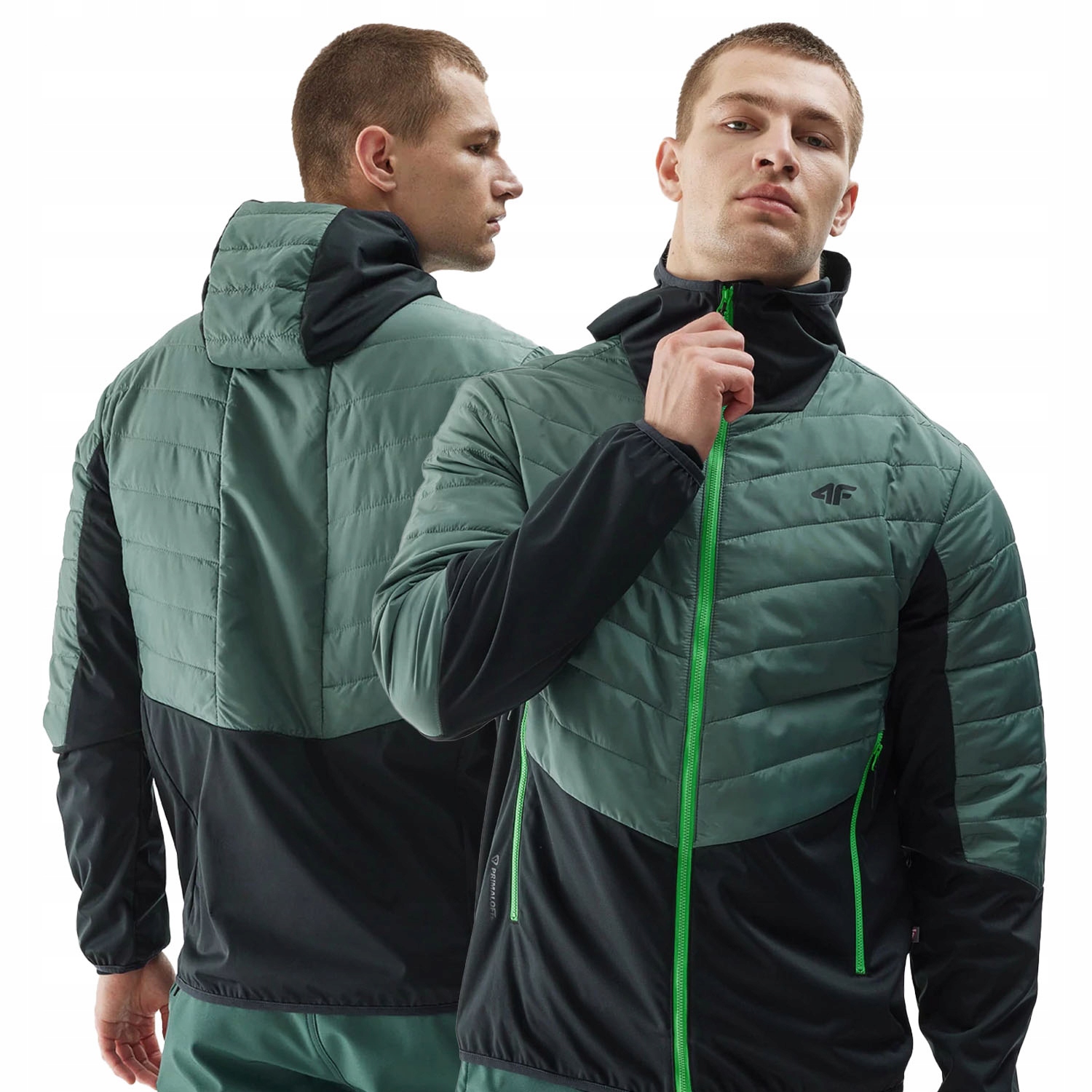 KURTKA MĘSKA 4F PIKOWANA PRZEJŚCIOWA JESIENNA FUNKCYJNA Z KAPTUREM AW23M310 Marka 4F