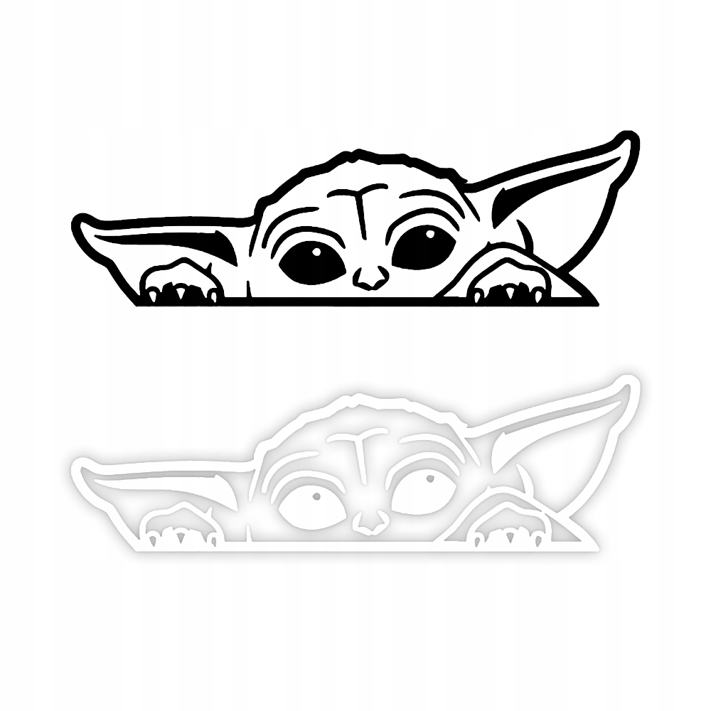 

Naklejka Gremlin na samochód na auto Kolor