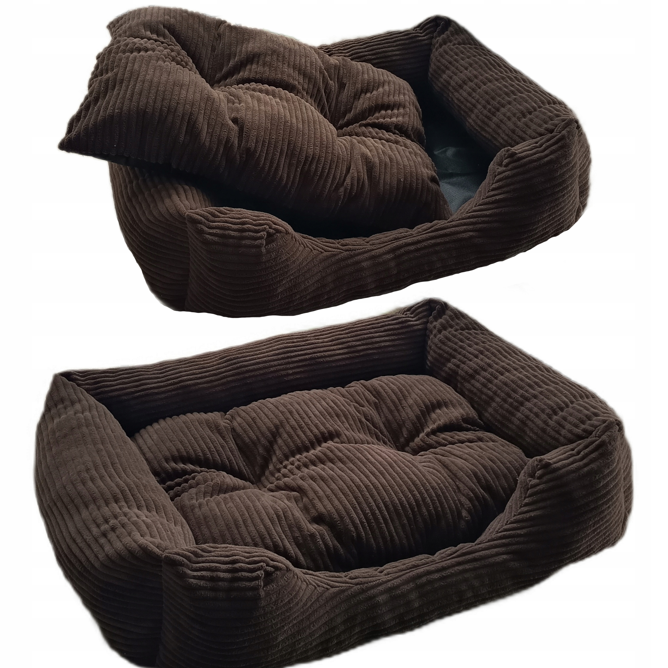 Pelíšek pro psa XL Pohodlné Měkké Potah Kotec Matrace 80x60