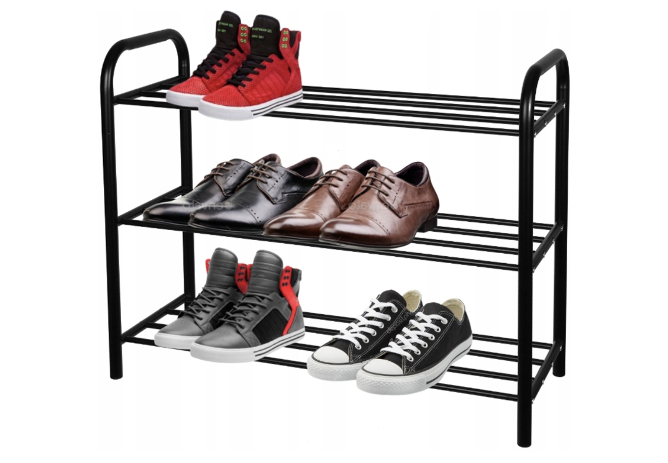 SZAFKA NA BUTY PÓŁKA REGAŁ STOJAK OBUWIE SOLIDNA METALOWA SOLIDNA Szerokość mebla 65 cm