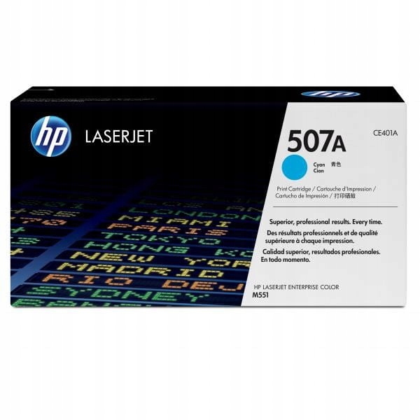 Toner Hp CE401A 507A modrý, originální