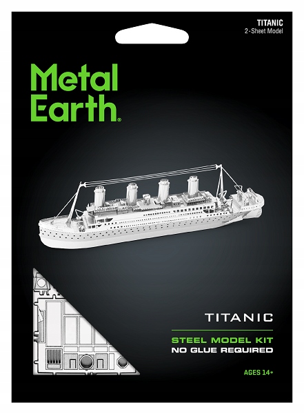 Metal Earth Titanic Model Metalowy do Składania Liczba elementów 2