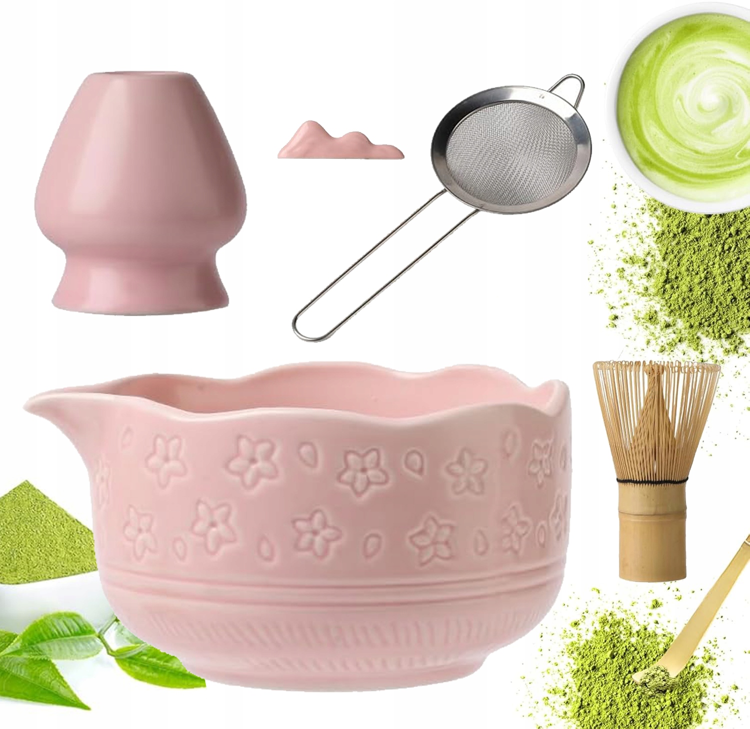 Sada Metliček Na Matchu Růžová Sada Na Čaj Macha Sada Na Matchu Čaj