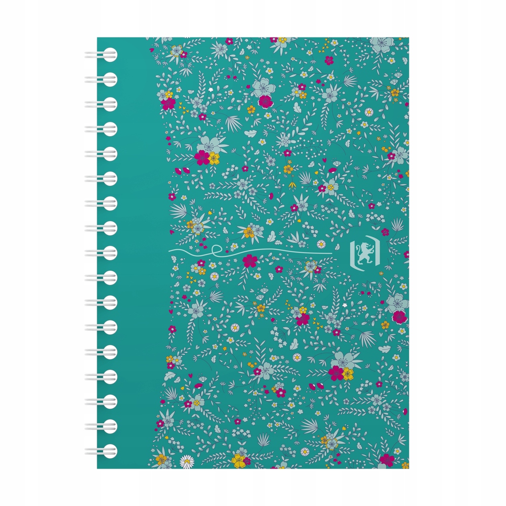 

Kołozeszyt Oxford Floral A6 50 Kartek Kratka