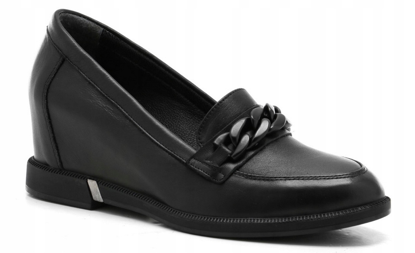 Mokasíny Venezia 1426 Černé lico Velikost 38