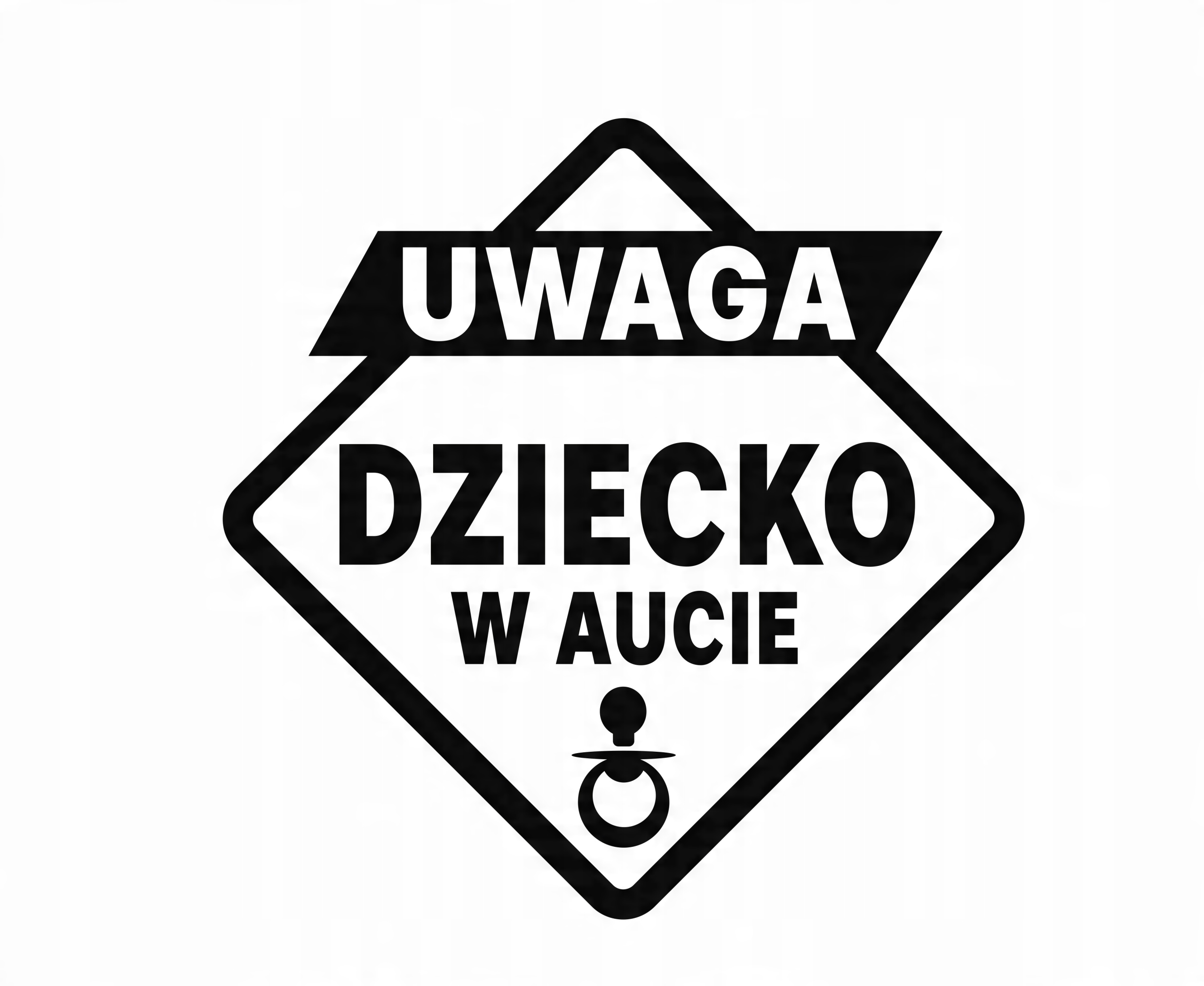 

Naklejka Dziecko W Aucie