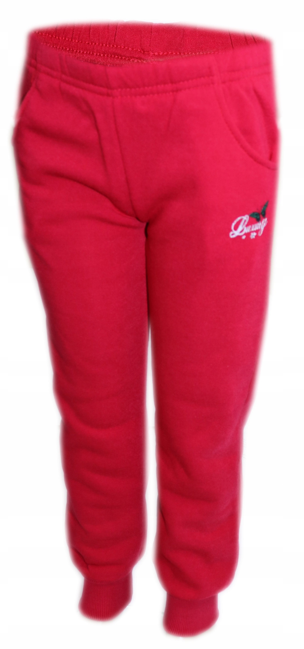 Ocieplane spodnie dresowe dziewczęce 146-152