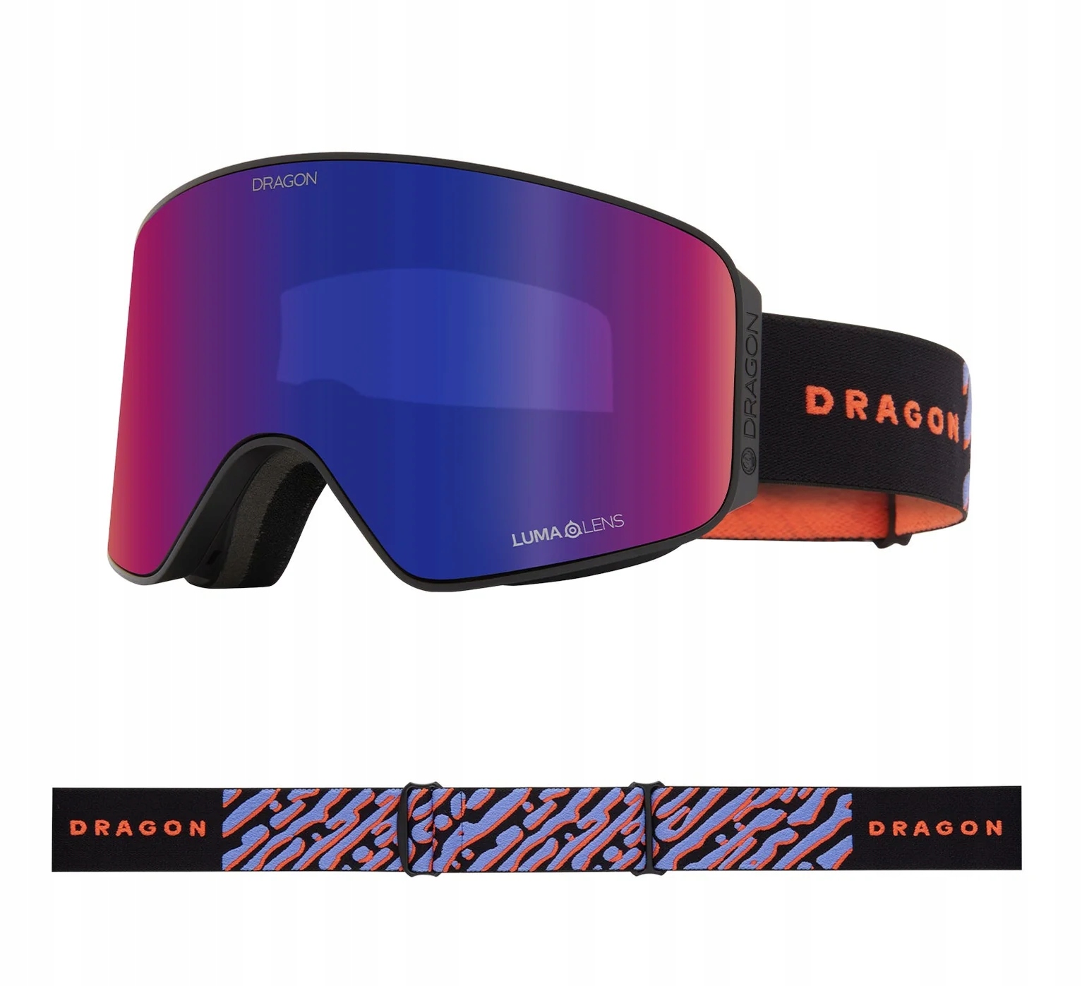 Dámské lyžařské brýle Dragon Nfx Mag Otg Infrared 2 skla