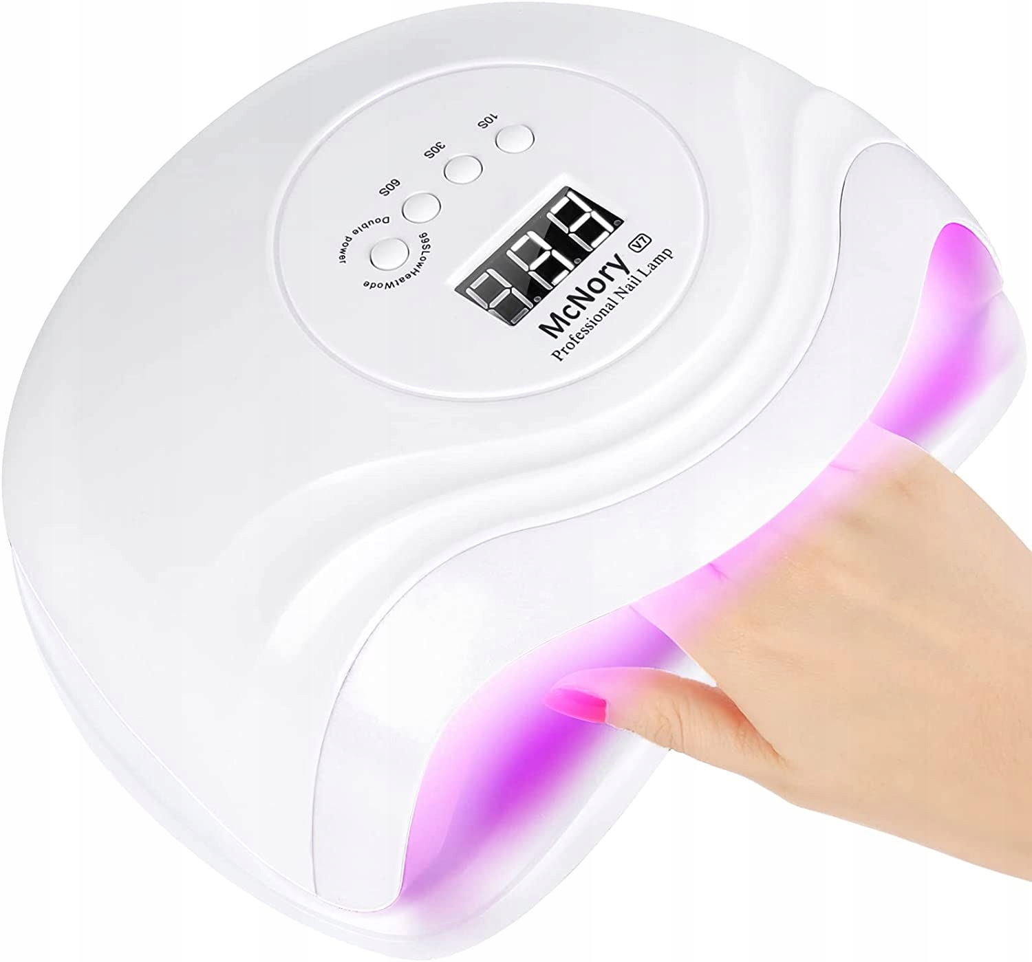 GASHIO Lampa UV LED Do Paznokci 168W Z Czujnikiem I Timerem — miniatura 14