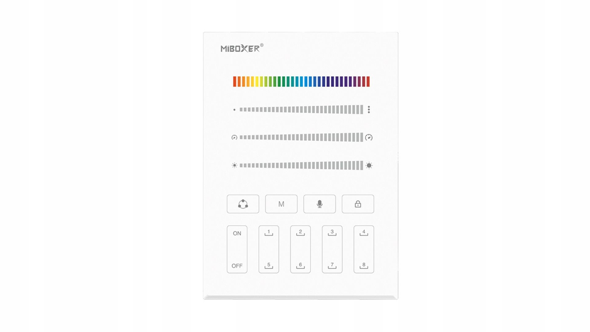 MiBoxer B9 Dotykový panel 2.4 GHz pro pásky Spi Pixel hudební režim