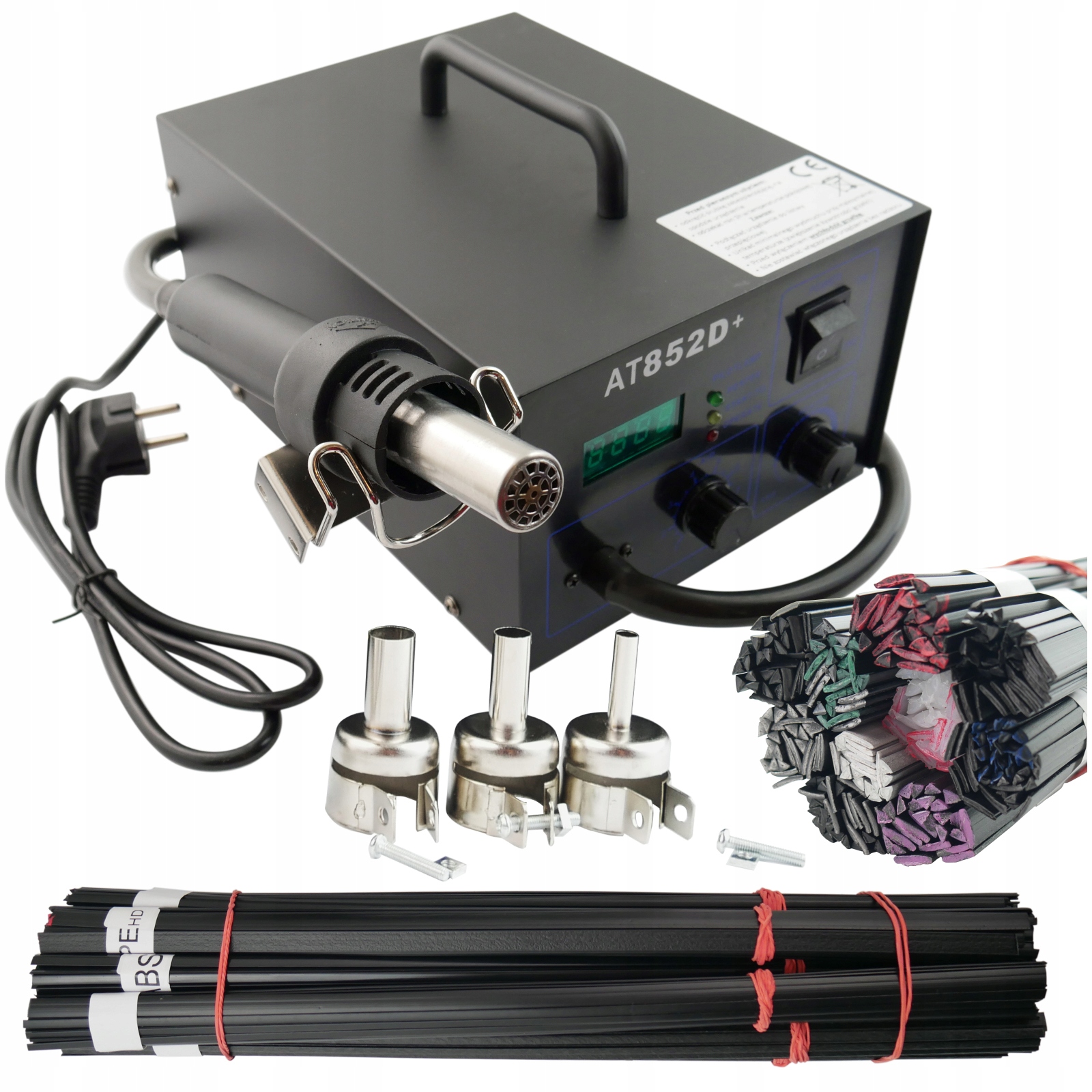 Svářečka Plastiku AT852 sada 1KG oblíbených pojiv 10x100g