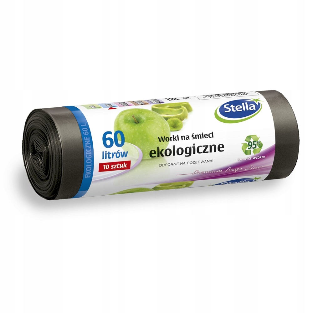

Stella Worki na śmieci Ekologiczne 60L 10 sztuk