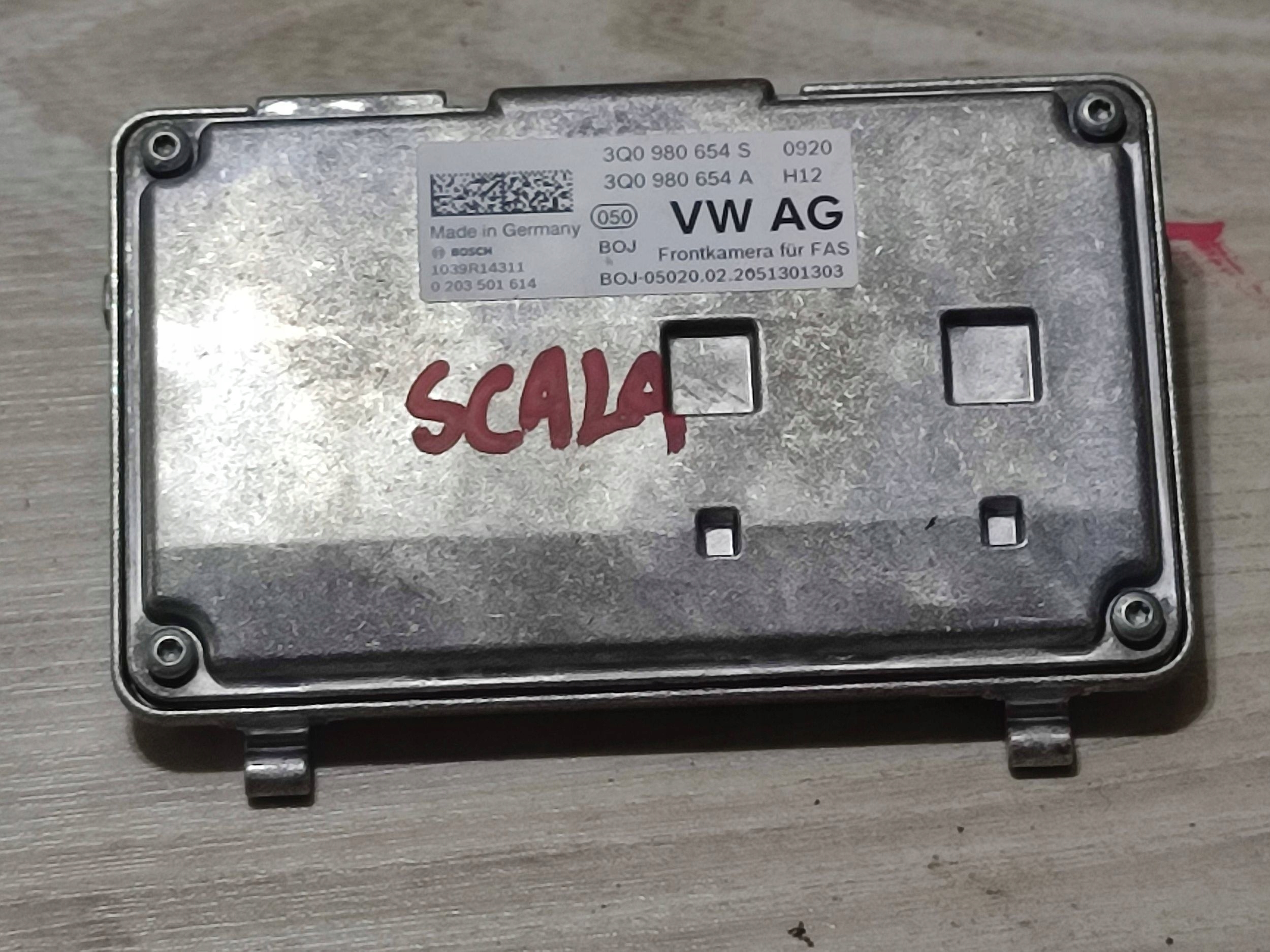 Skoda Scala 2020 Kamera windows przedniej / czolowej