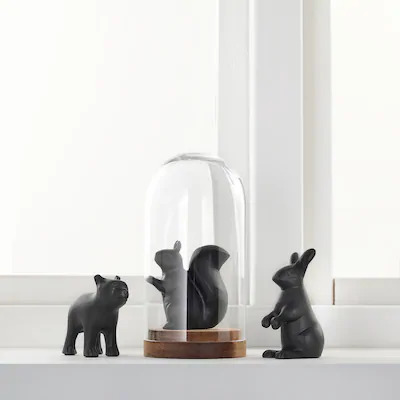 KOPUŁA SZKLANA 20 CM Z DREWNIANĄ BAZĄ IKEA HARLIGA KOPUŁKA Producent Ikea