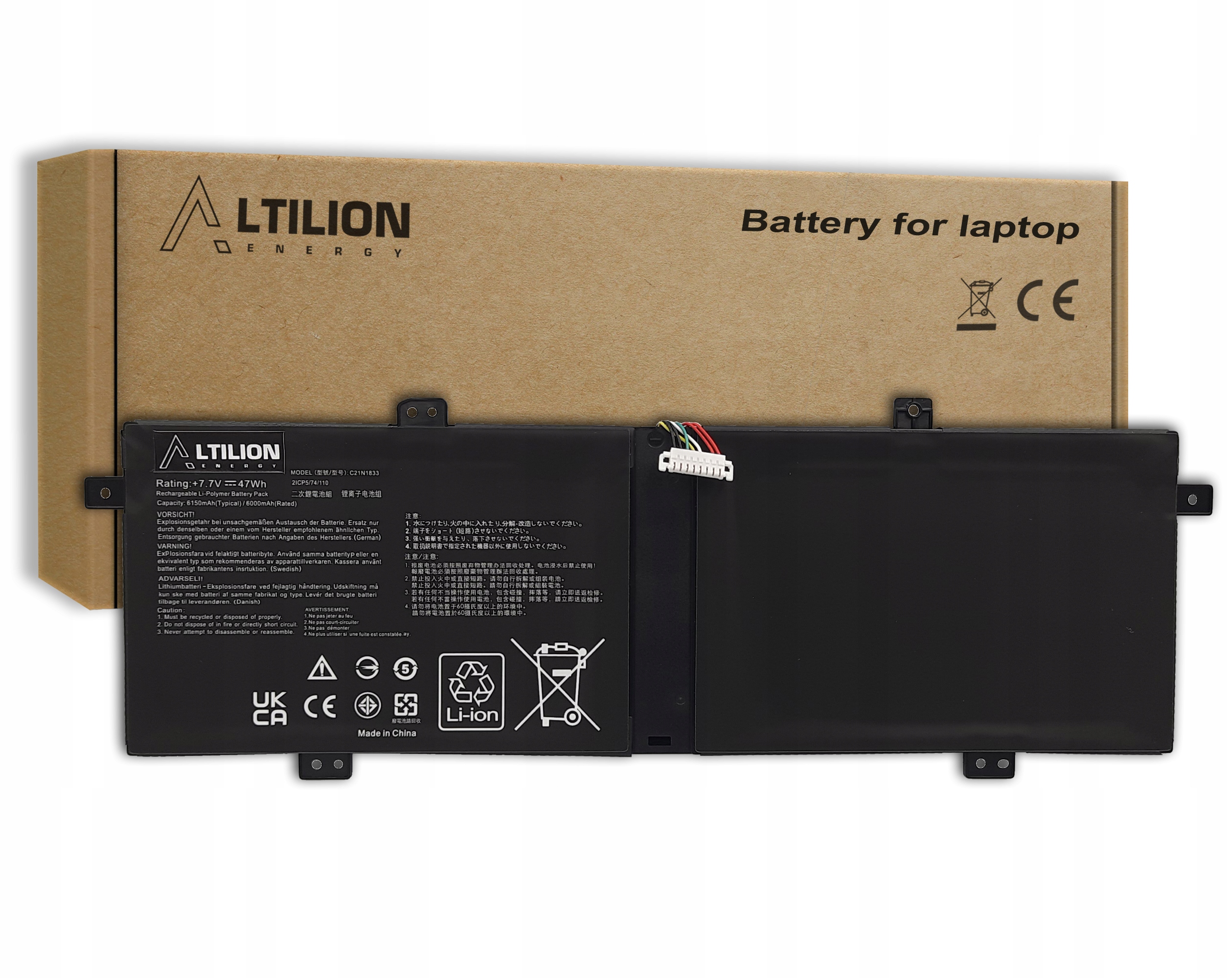 Bateria Altilion Energy C21N1833 kompatybilna z Asus