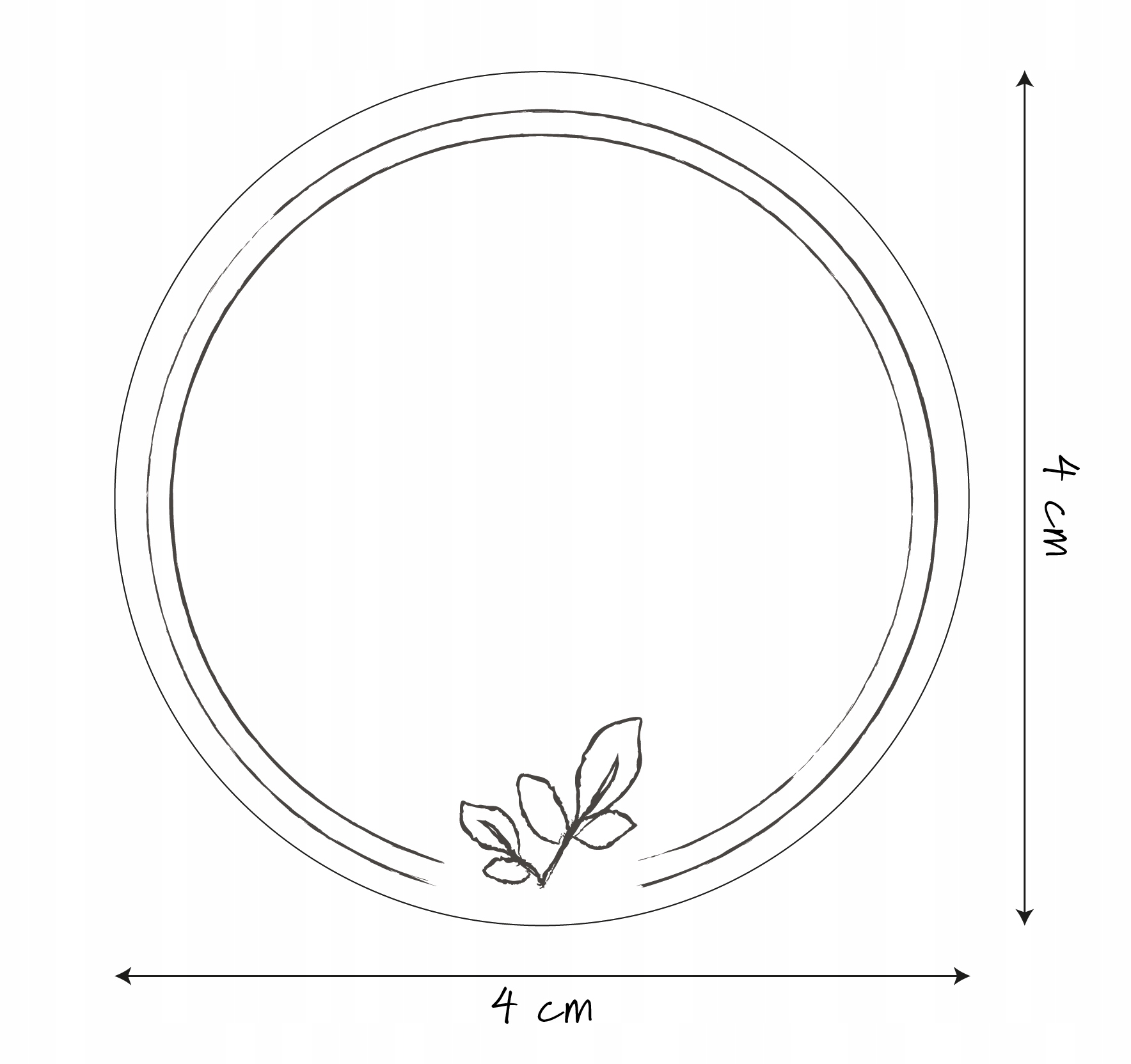PUSTE NAKLEJKI NA PRZYPRAWY SŁOIK 30szt 4cm BIAŁE Materiał wykonania papier