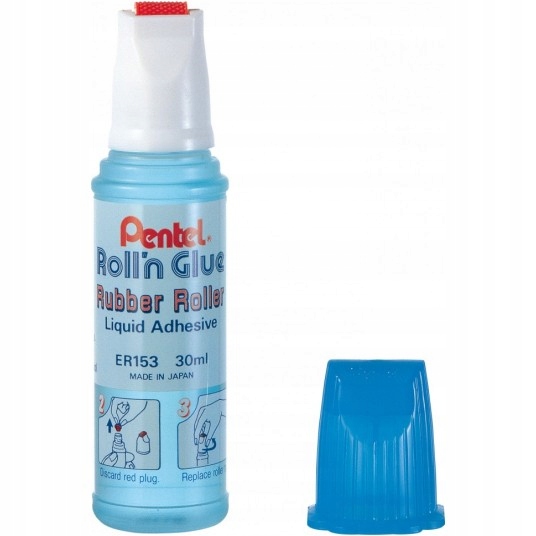 

Klej do papieru z gumową rolką 30ml Pentel