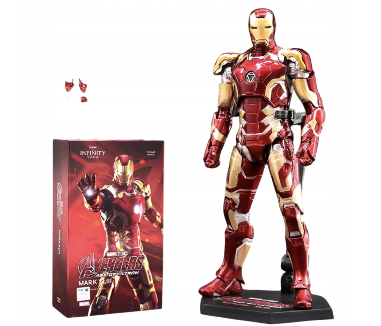 Pohyblivá figurka Iron Man Mk43 XLIII 18 cm Marvel Zd Toys Originál