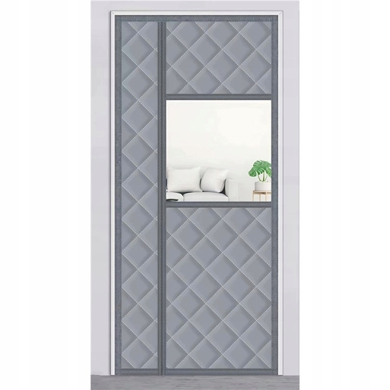 Tepelná magnetická clona s průhlednou vložkou do dveří 220 x 100 cm