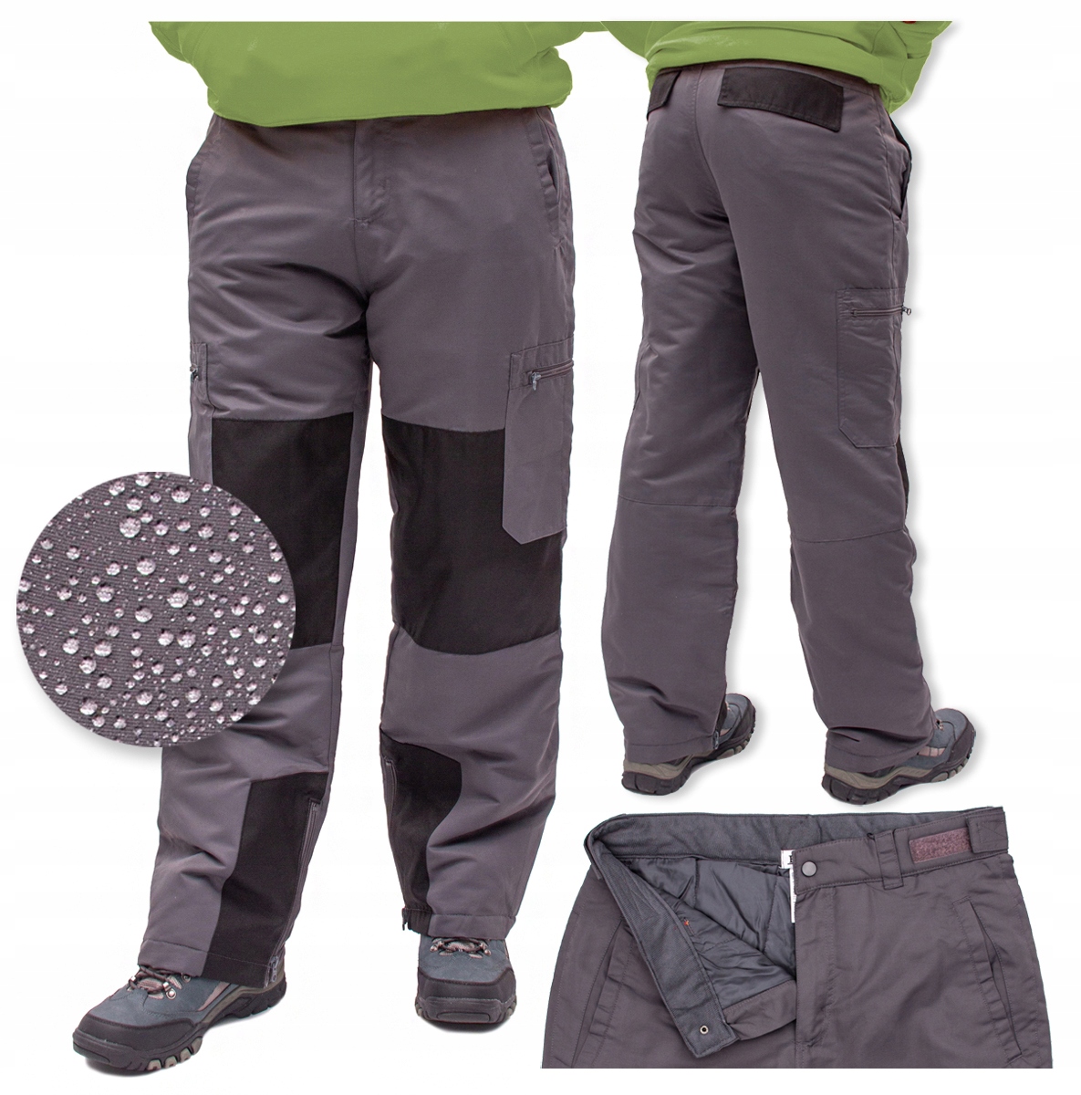 spodnie Naraciarskie Snowboard męskie Ocieplane S