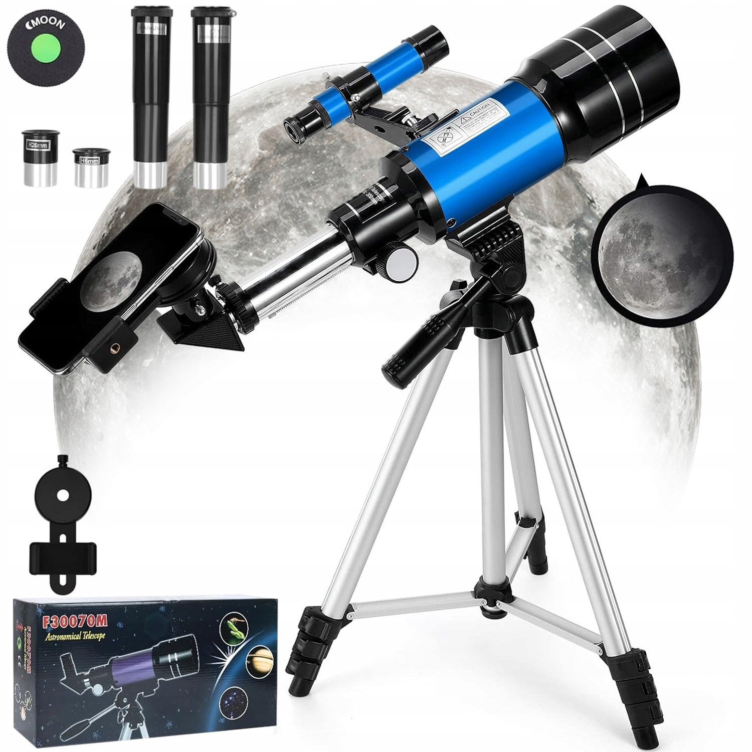 Astronomický Teleskop 70 MM Astronomie Prohlubování Vědeckých Poznatků Dětí