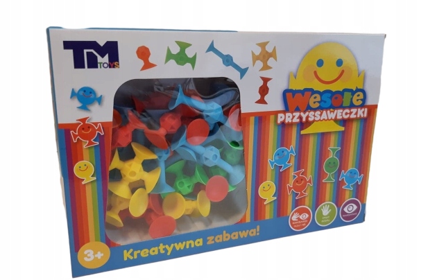 

Wesołe Przyssawki Sylikonowe Klocki Konstrukcyjne