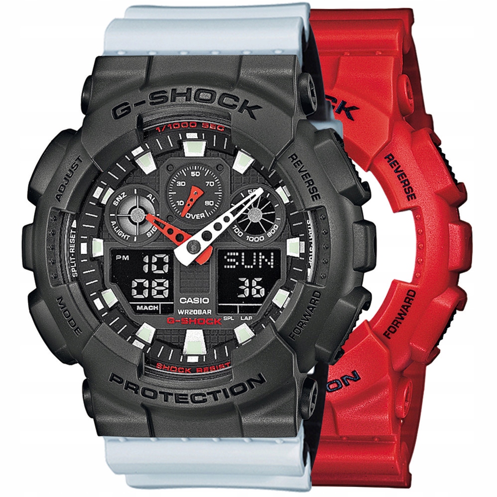 Hodinky Casio G-Shock Set GA-100B-4AER Luneta 10467795 Řemínek 10527469 20