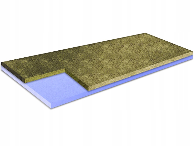 Materac 100x180 topper twarda pianka Trawa 7 cm