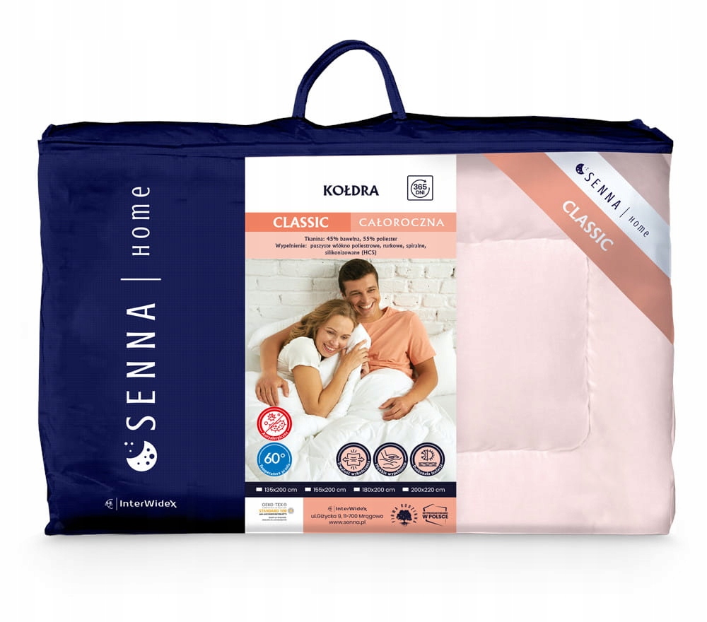 Inter Widex Přikrývka Classic Celoroční růžová 155x200