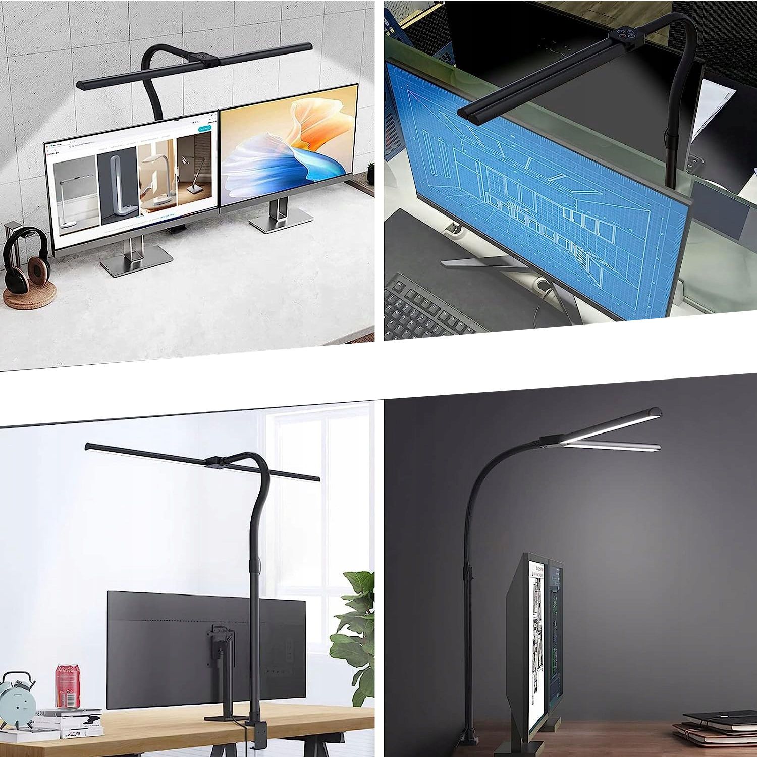 LAMPKA NA MONITOR DO KOMPUTERA NOCNA REGULOWANA LAMPA BIURKOWA Kod producenta 6LT021