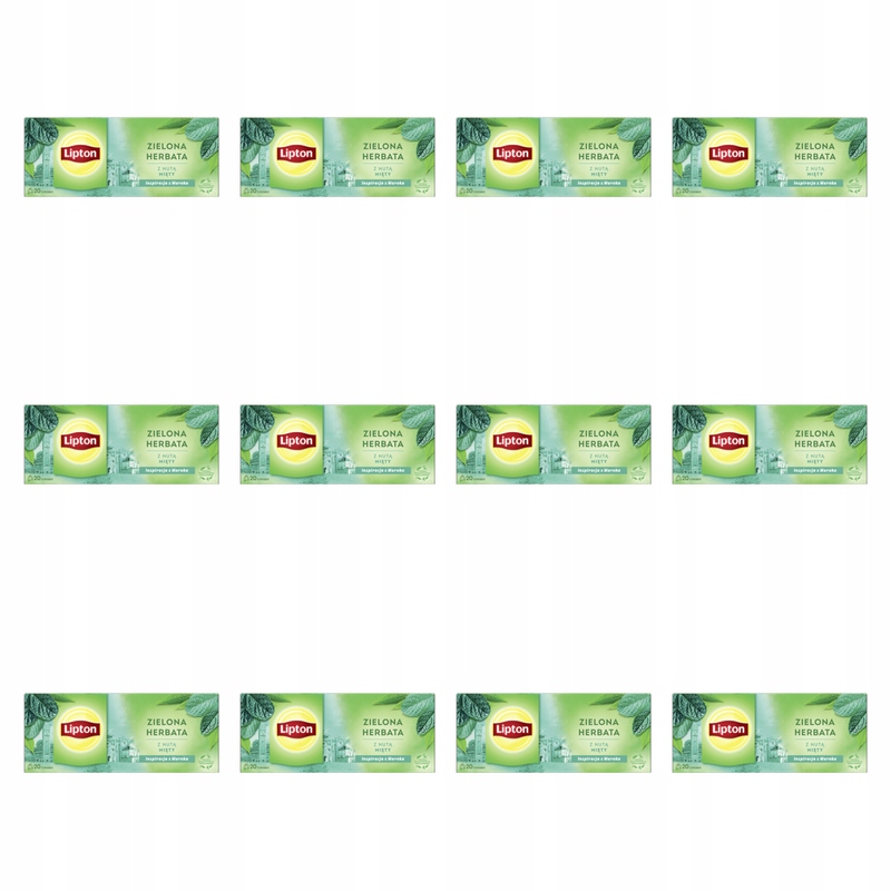 Lipton Green Tea Mint 20tb X12