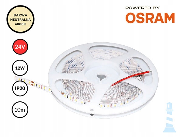 Led Páska Osram 2835 12W 24V IP20 120LED/m 4000K neutrálna RA>92 rolka 10mb