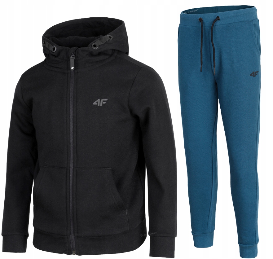 

4F Chłopięcy Dres Komplet Bluza Spodnie 164