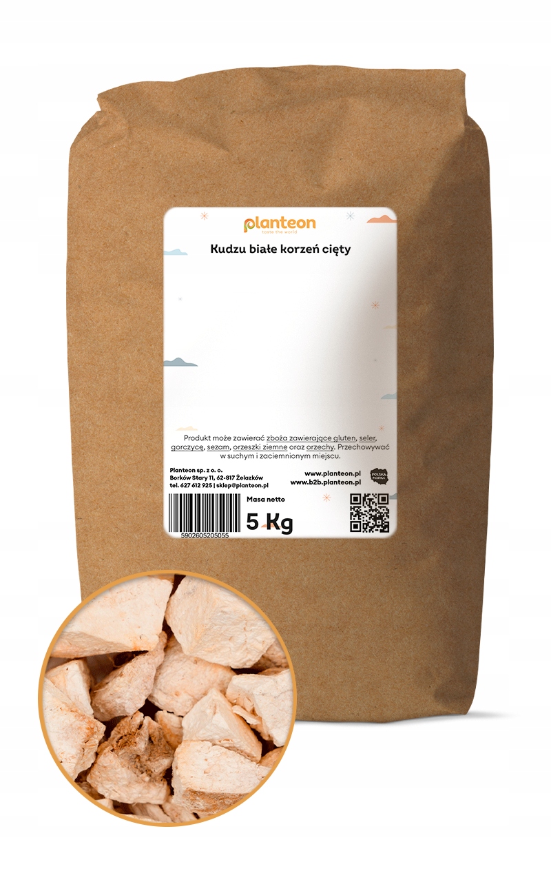 Levně Kudzu bílý řezaný kořen 5 kg přírodní bez chemie – stres z závislosti