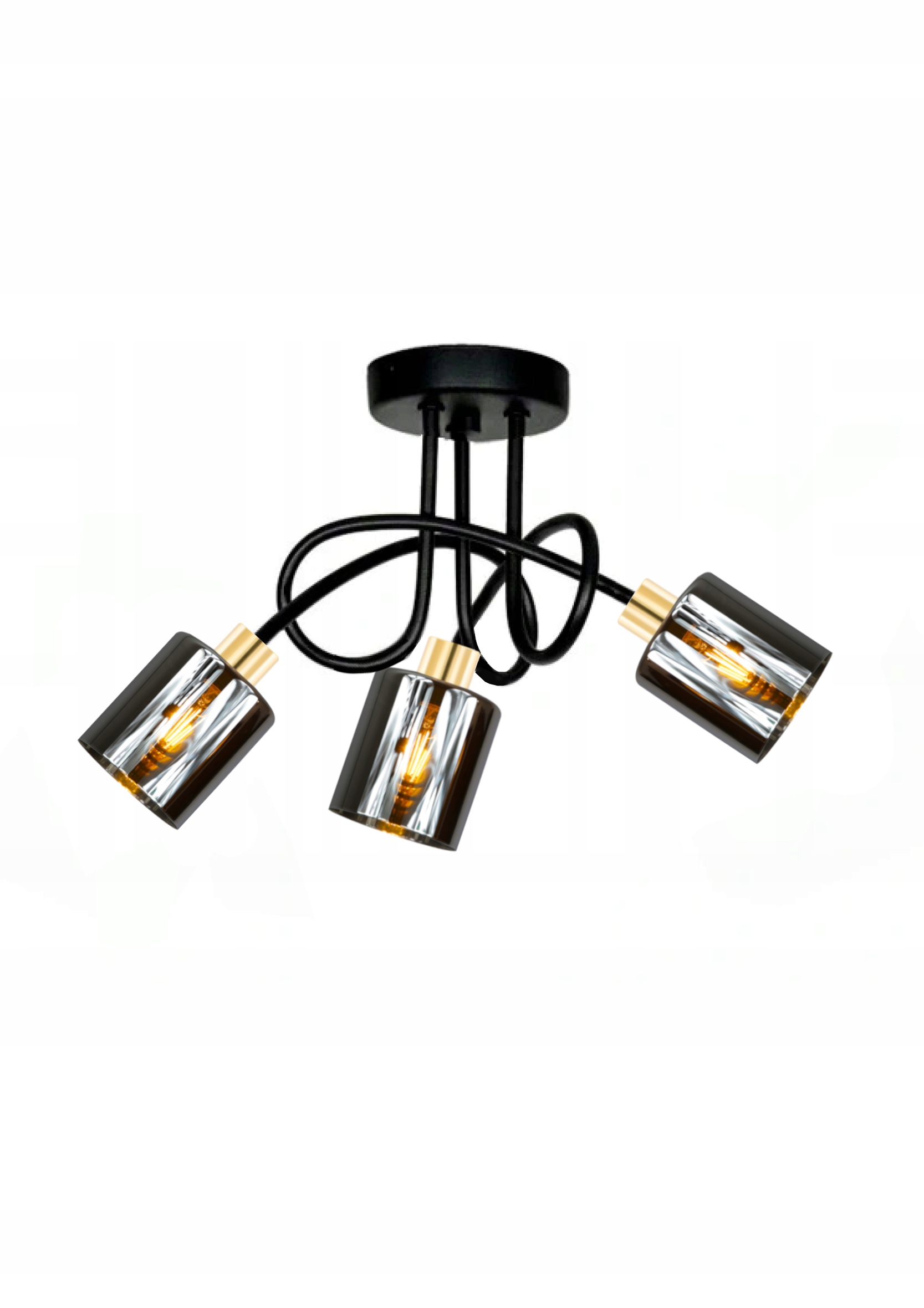 

Lampa Sufitowa Żyrandol Nad Stół Great GOLD402KLED