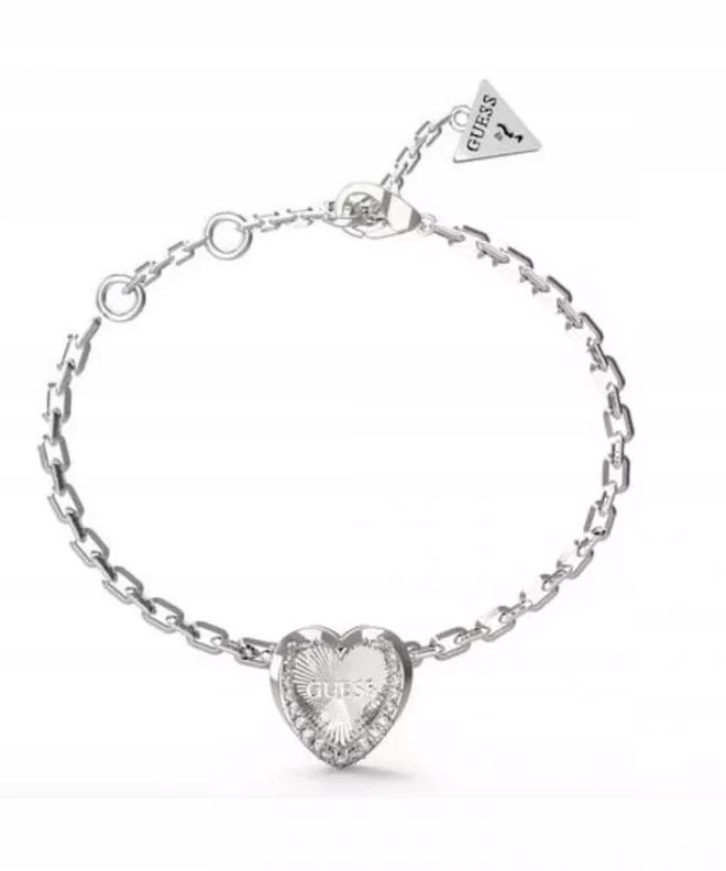 Dámský náramek Guess Mon Amour z rhodiované Ocel Zirkon nastavitelným kroužkem