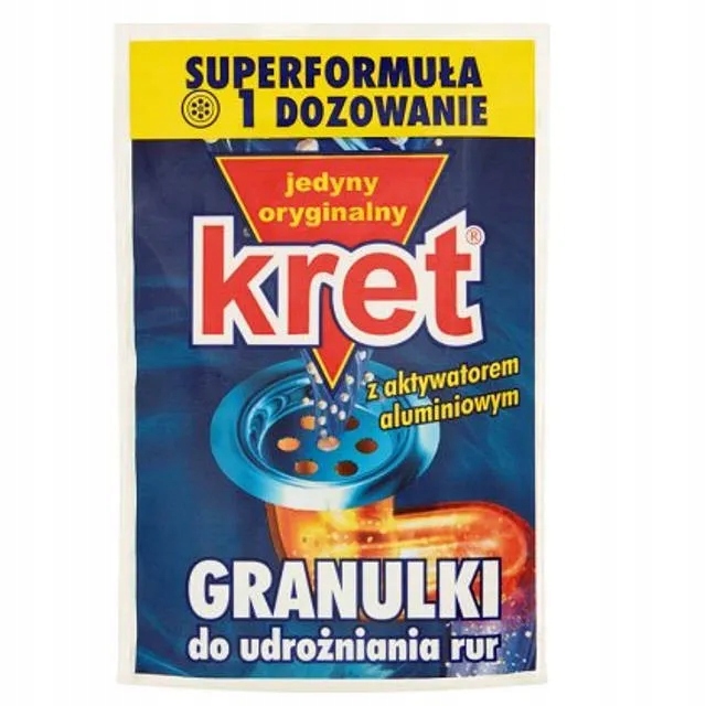 

Kret Granulki do udrożniania rur saszetka, 40 g