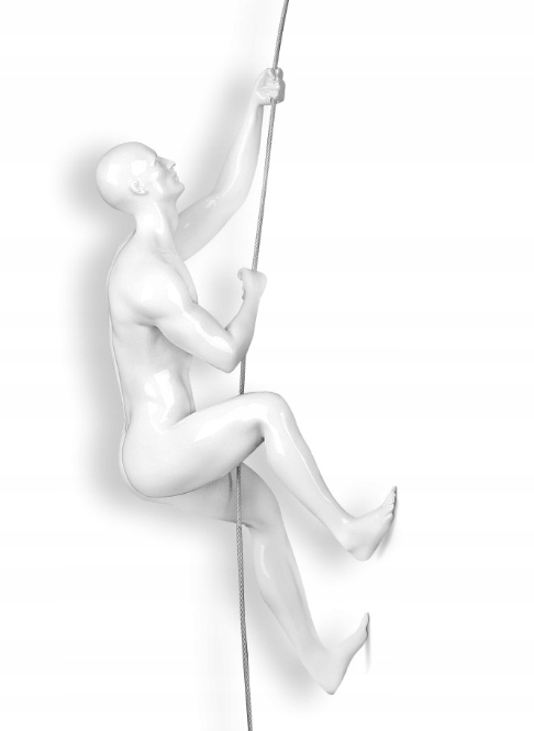 Adm Design Ozdoba Na Zeď Horolezecká Bílá Abe